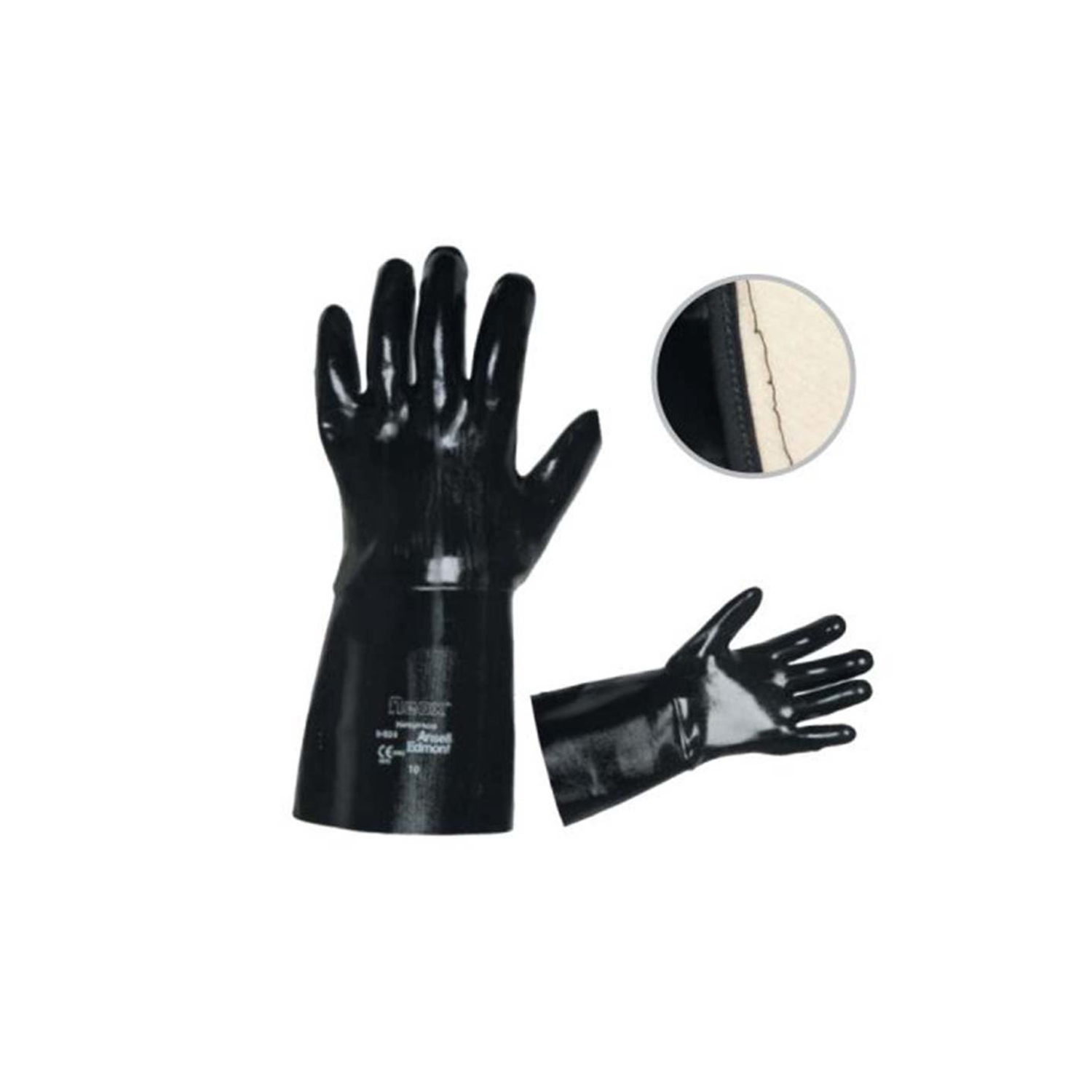 Ansell 09-928 Alphatec Kimyasal Dirençli Neopren Eldiven