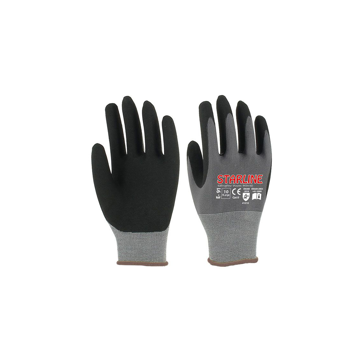Starline E-91 Köpük Nitril Eldiven (12 Çift)