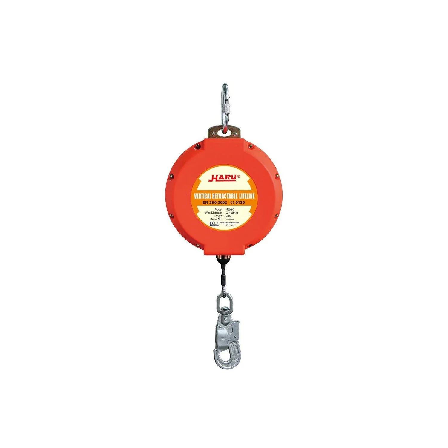 Haru Düşüş Tutucu 25 mt 4 mm Halat
