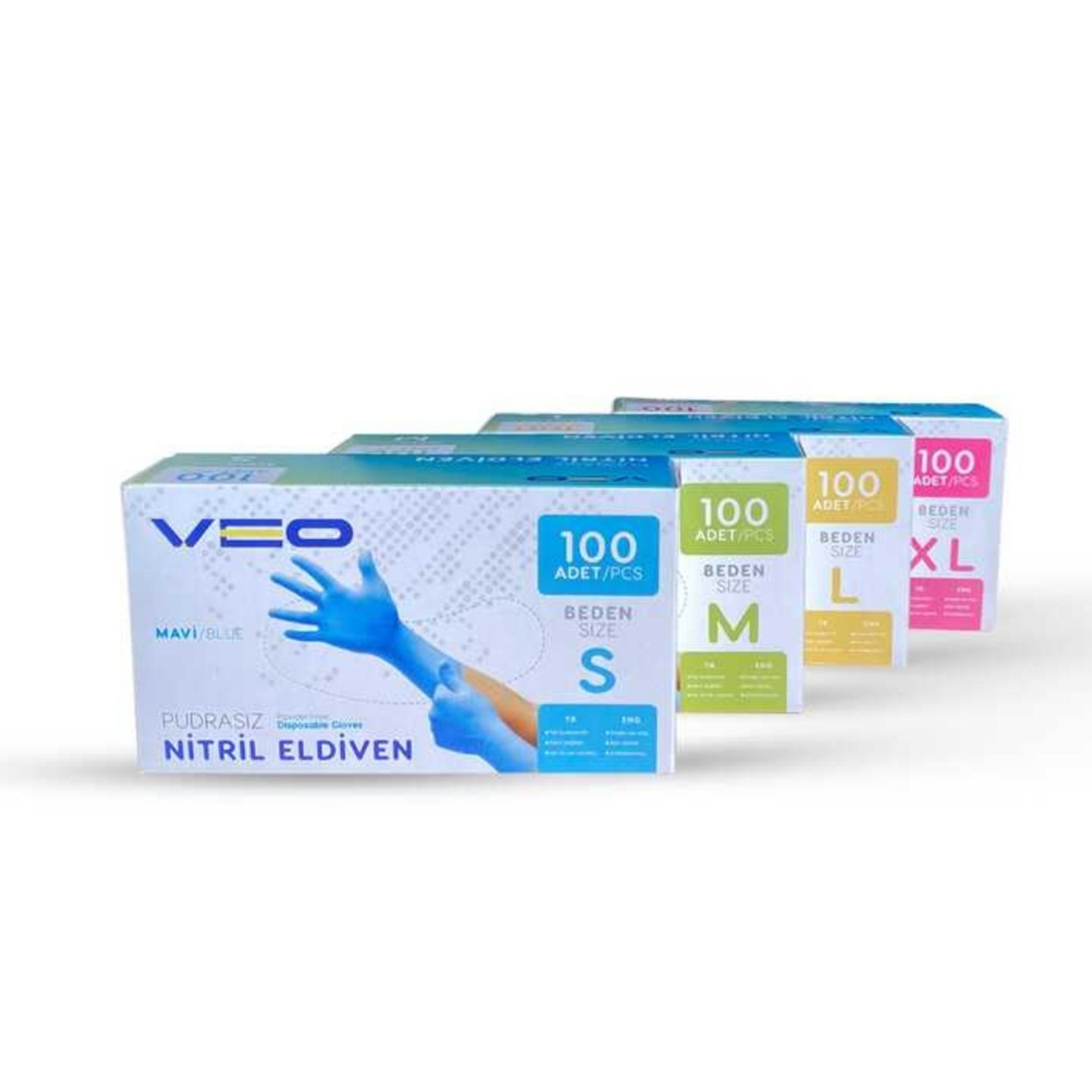 Veo K350 Pudrasız Nitril Eldiven