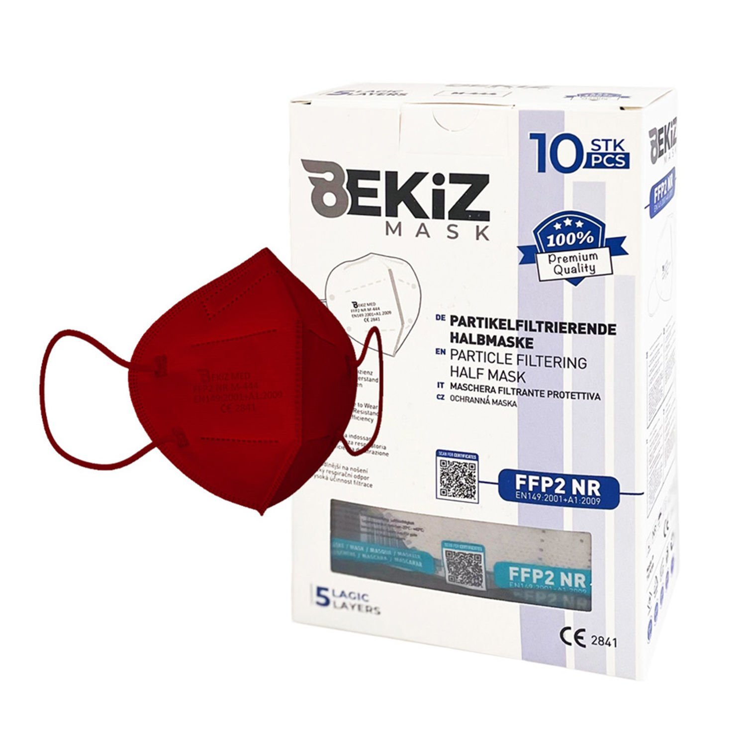 8ekiz Maske FFP2 Yüksek Korumalı Katlanır Medikal Maske