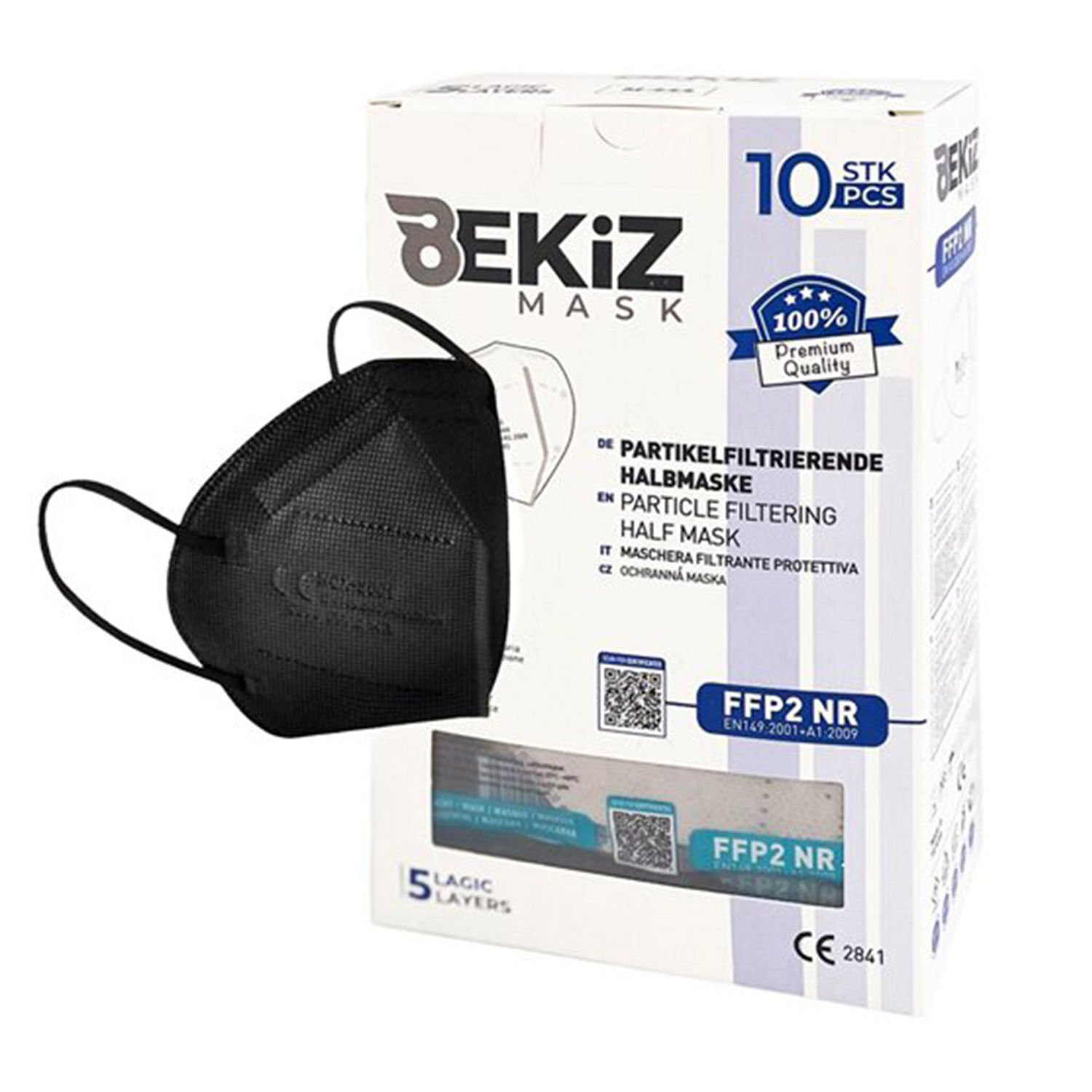 8ekiz Maske FFP2 Yüksek Korumalı Katlanır Medikal Maske