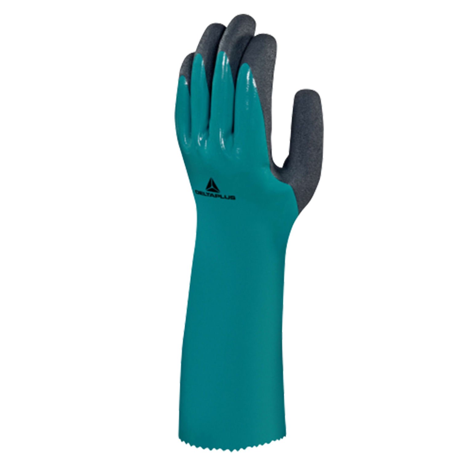 Delta Plus Chemsafe VV835 Nitril Kaplamalı Kimyasal İş Eldiveni (12 Çift)