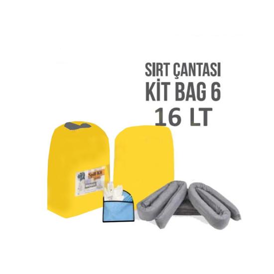 Kit Bag-6 16 Lt Acil Durum Yağ ve Kimyasal Emici Döküntü Kiti