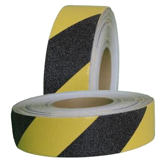 Kaydırmaz Zımparalı Bant Sarı Siyah (50 mm X 25 mt)
