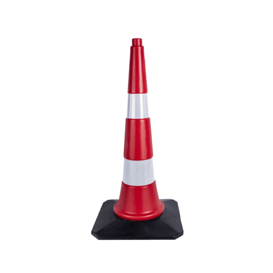 Trafik ve Reklam Konisi 75 cm (Kauçuk Tabanlı)