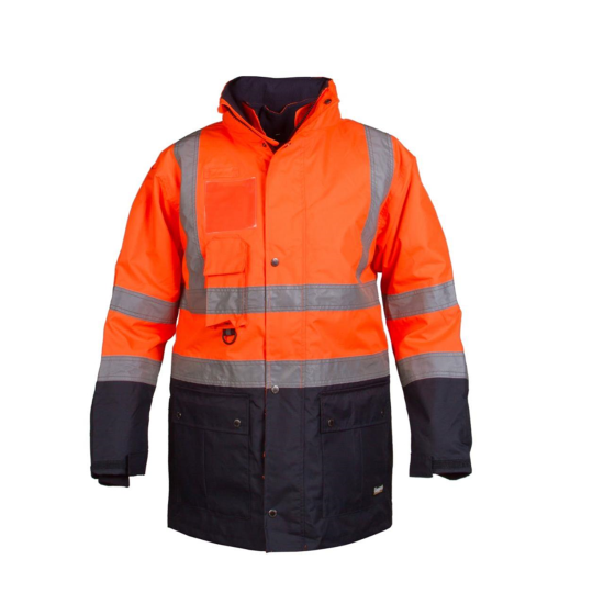 Oxford Parka Turuncu-Lacivert
