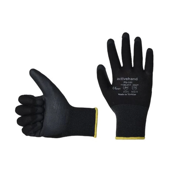 Activehand Hassas Montaj İş Eldiveni PU-101 (12 Çift)