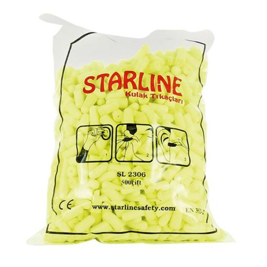 Starline 2306 Dökme Kulak Tıkacı 500’lü Paket