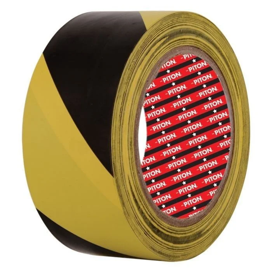 Yer İşaretleme Bandı Sarı Siyah 50 mm x 30 mt