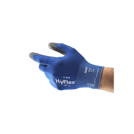 Ansell 11-618 Hyflex Dokunma Hassasiyetli Aşınma Dirençli Poliüretan Eldiven